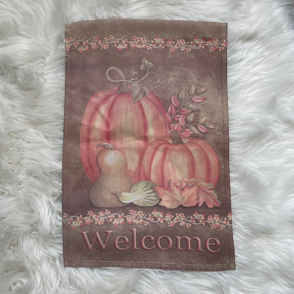 Fall garden flag